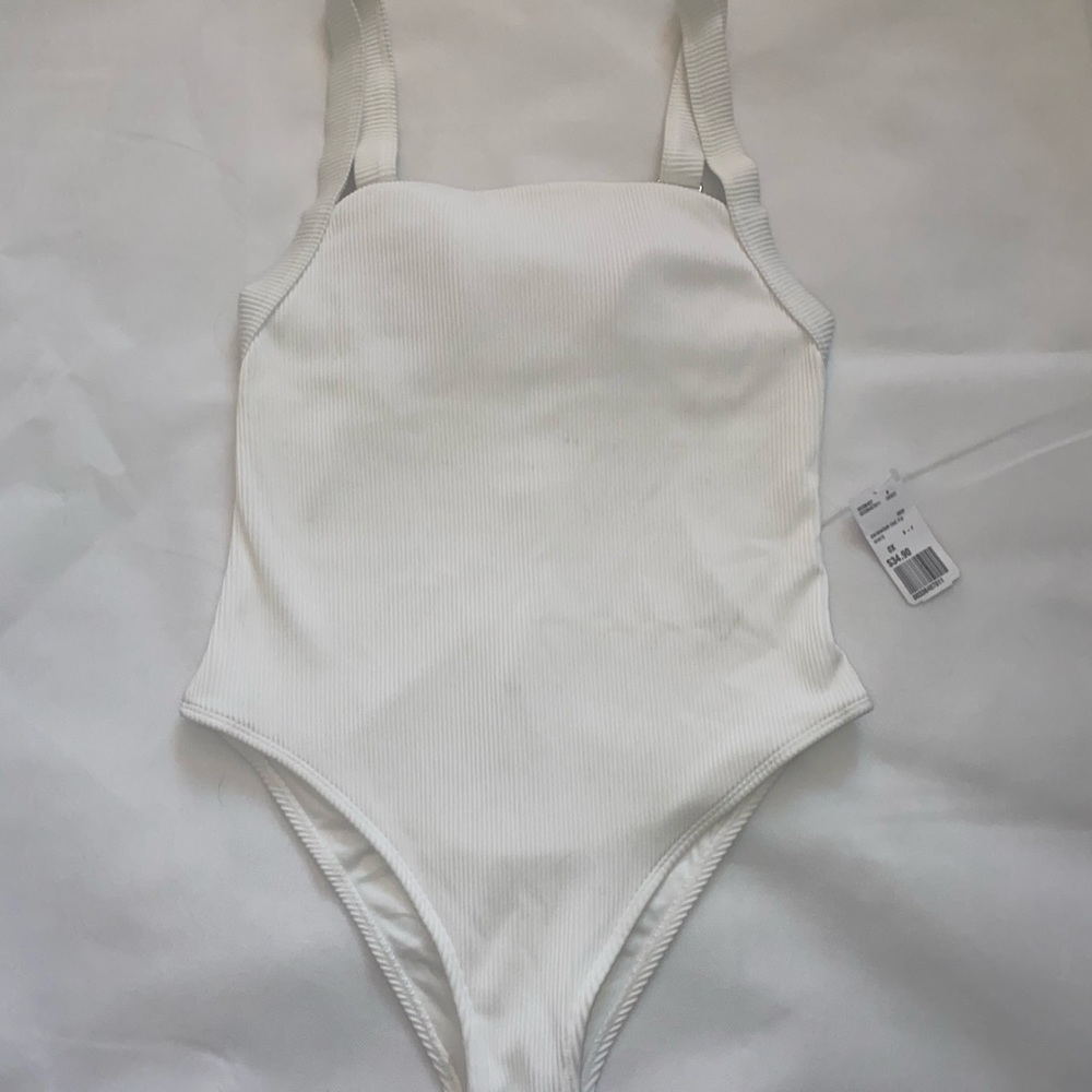 White One Piece Swimsuit